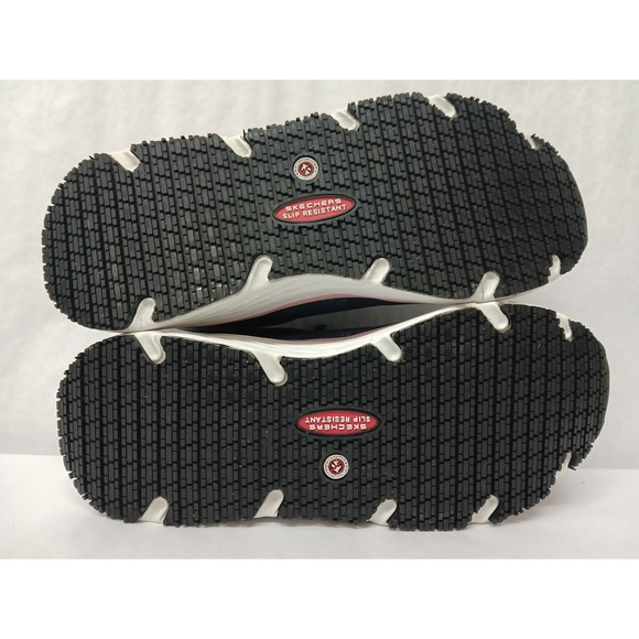 Skechers Work Womens Ultra Go Max Cushioning Elite Shoes 108036 Blue PInk Sz 7.5 - Picture 6 of 11